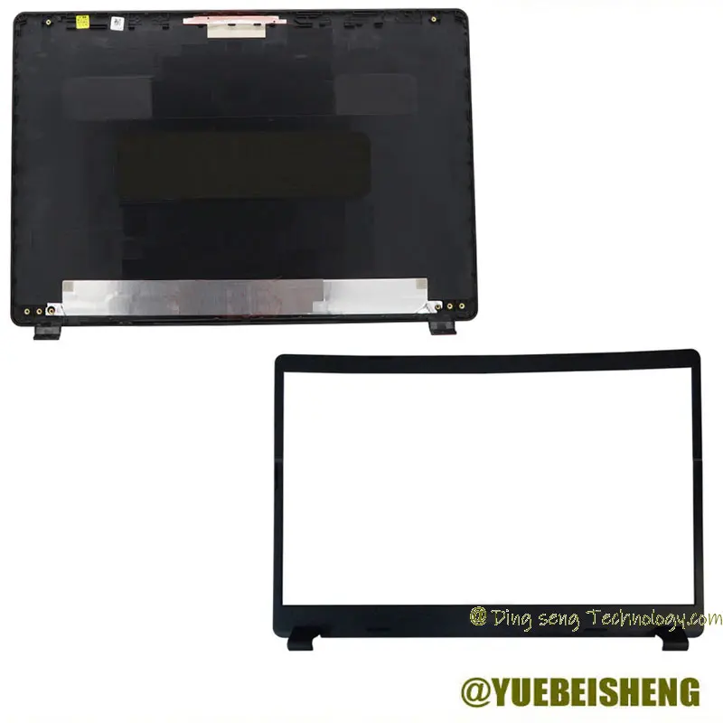 yuebesheng novo para acer aspire n19c1 a31542 a31554 54k 156 capa traseira mais moldura dianteira preto 01