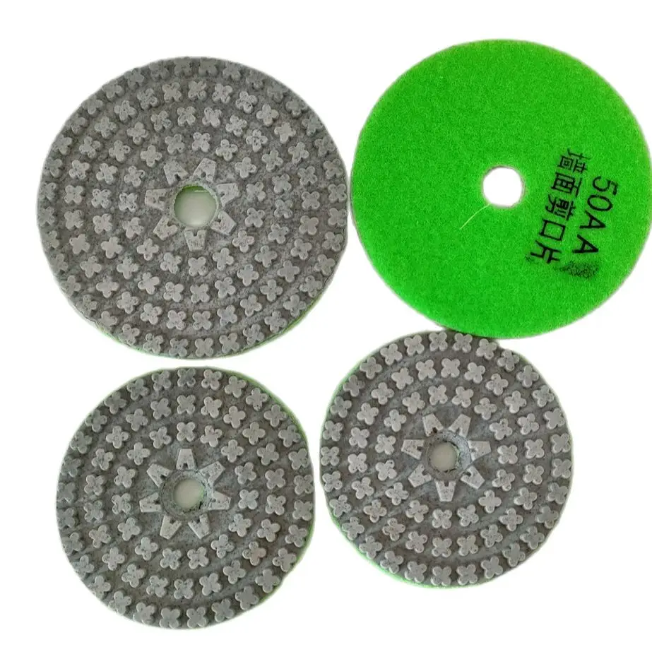 New Product Premium Quality 3inch 4inch 80MM 100MM Wet Polishing Pad for Grinding Stones