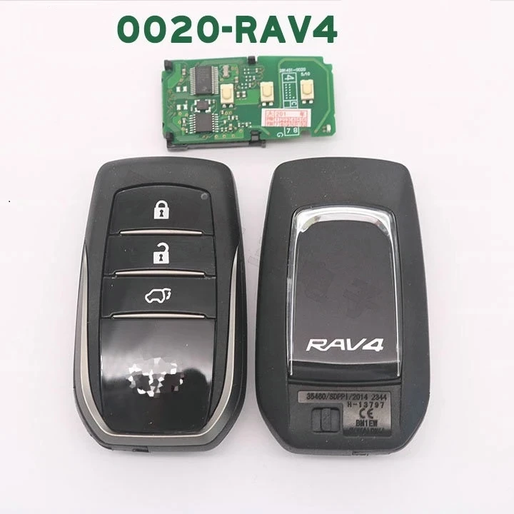 도요타 코롤라 캠리 레빈 RAV4 용 리모트 키, 개조된 접이식 키 컨트롤러