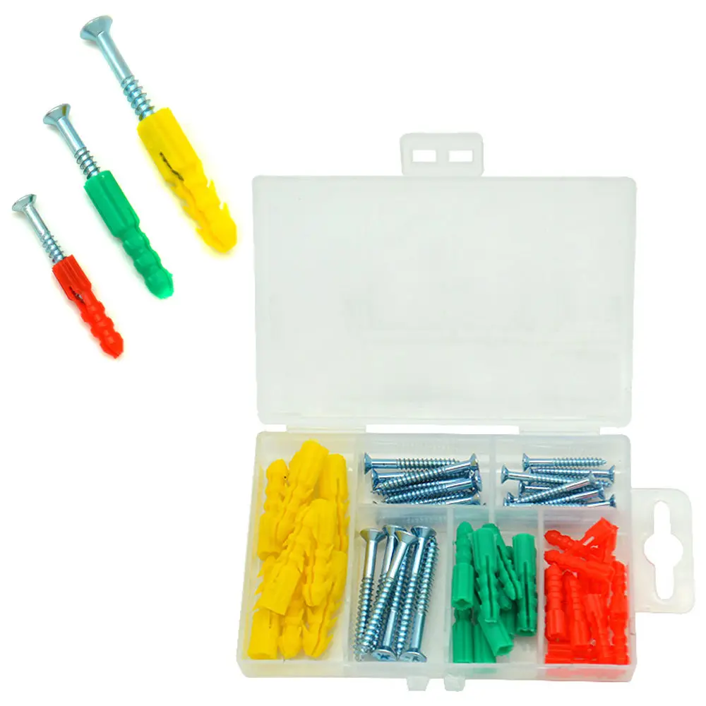 5pcs Twist Massoneria Drill Bit Set di Cemento del Muro A Secco di Ancoraggio Viti Assortimento Kit