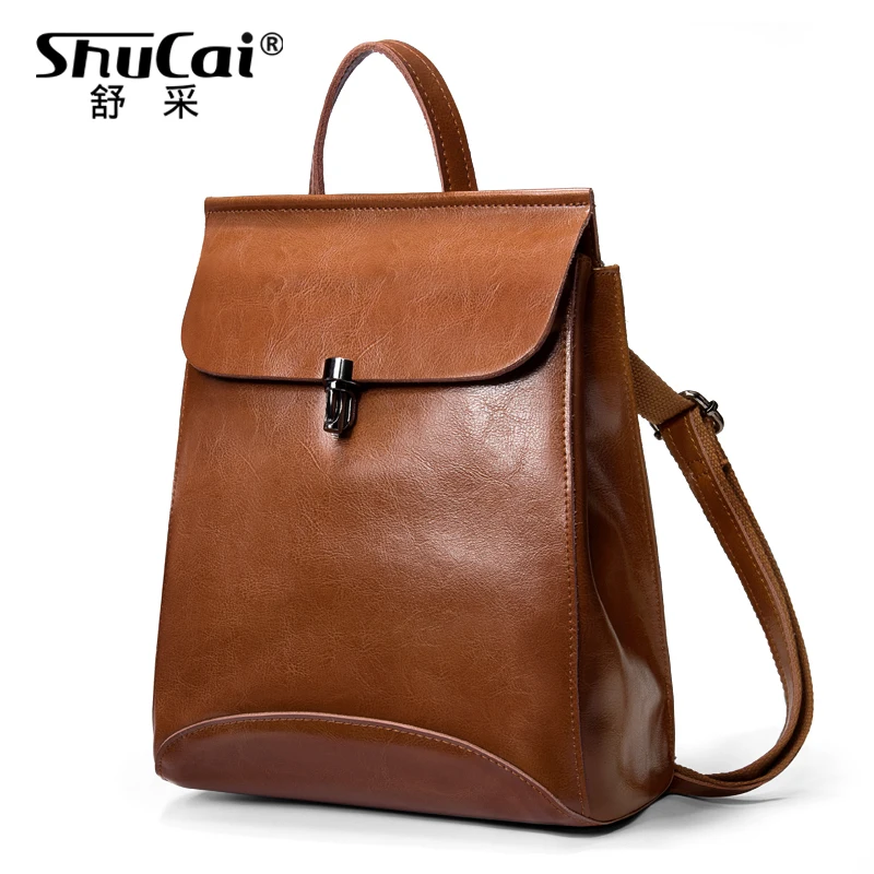 anti theft backpack women leather travel ladies bagpack purse vintage backpack bag school bags for teenage girls