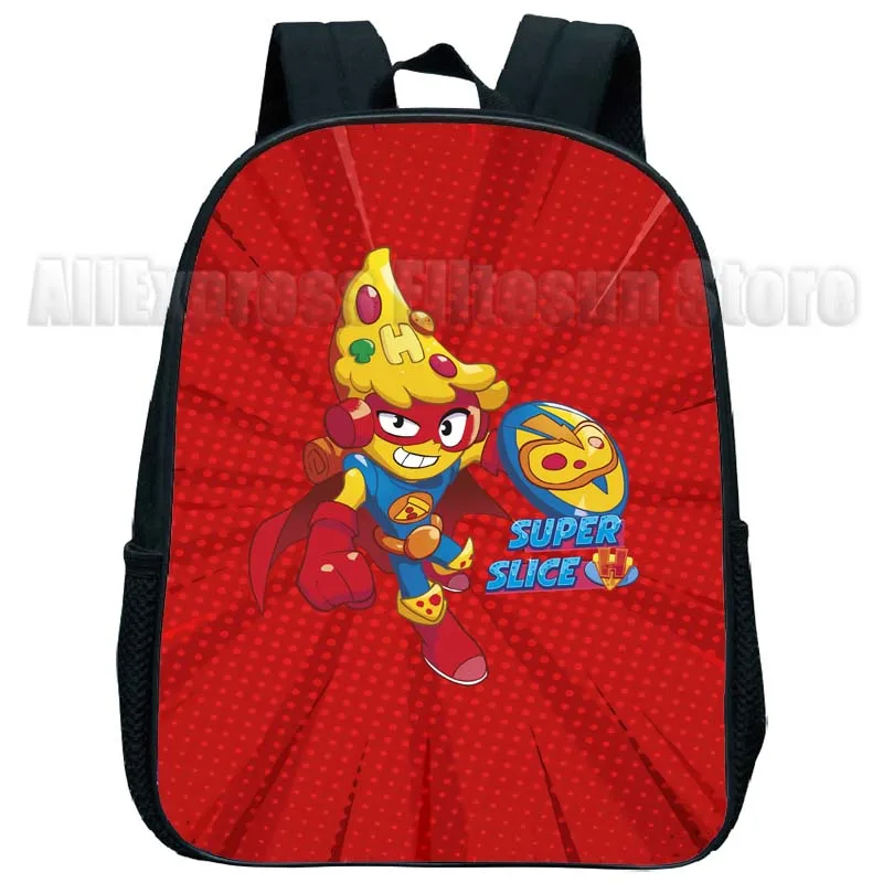 Superthings 8 Kazoom Kids Neonblast Mini Backpack Boys Girls Cartoon Game Kindergarten Rucksacks Toddler Child Bookbag Mochila