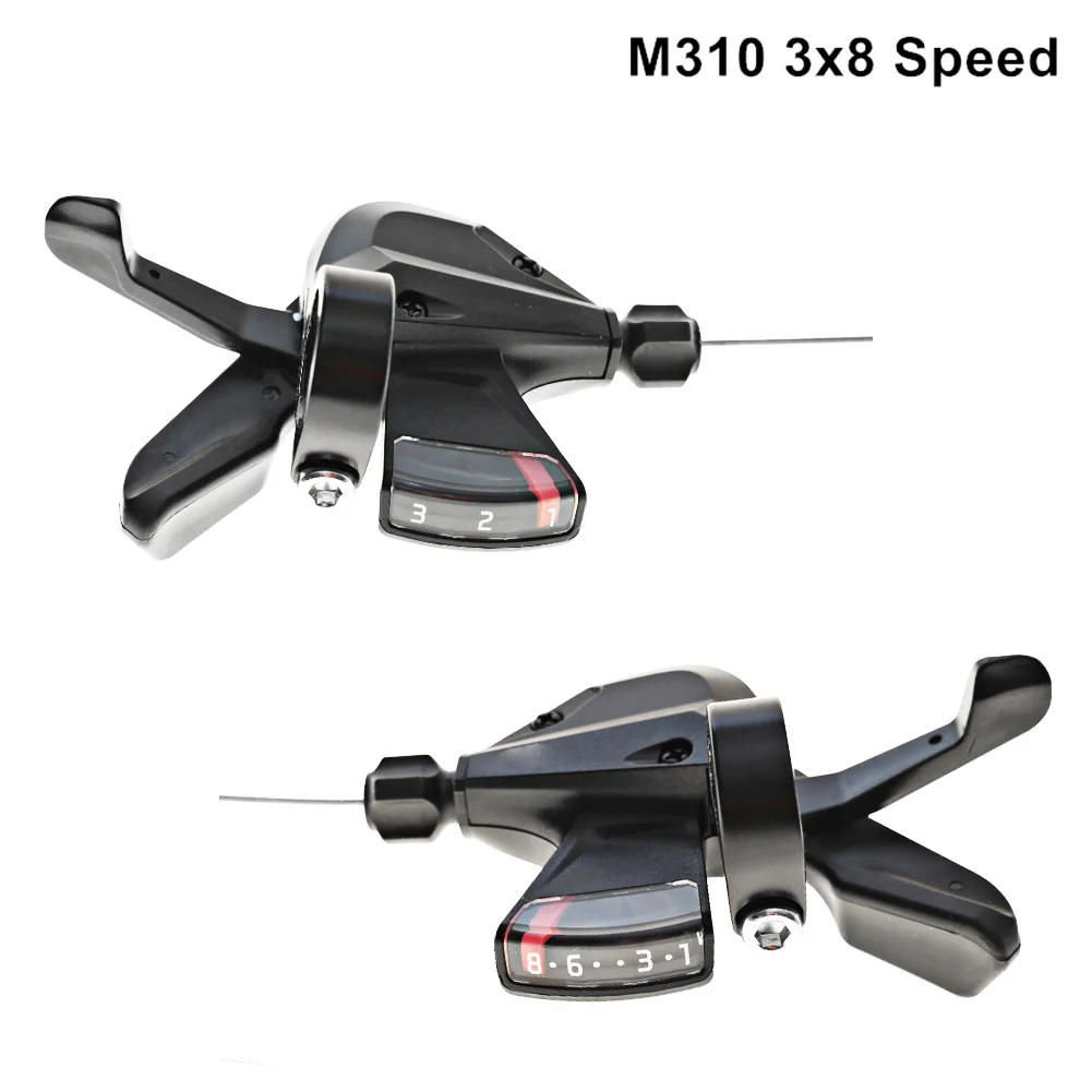 1pair 3x8-speed Bevált vmit Billenőhinta Cselszövő lga Bal Bicikli derailleur számára shimano acera SL-M310 hegyi Hibrid Bicaj Bicikli alkatrészek