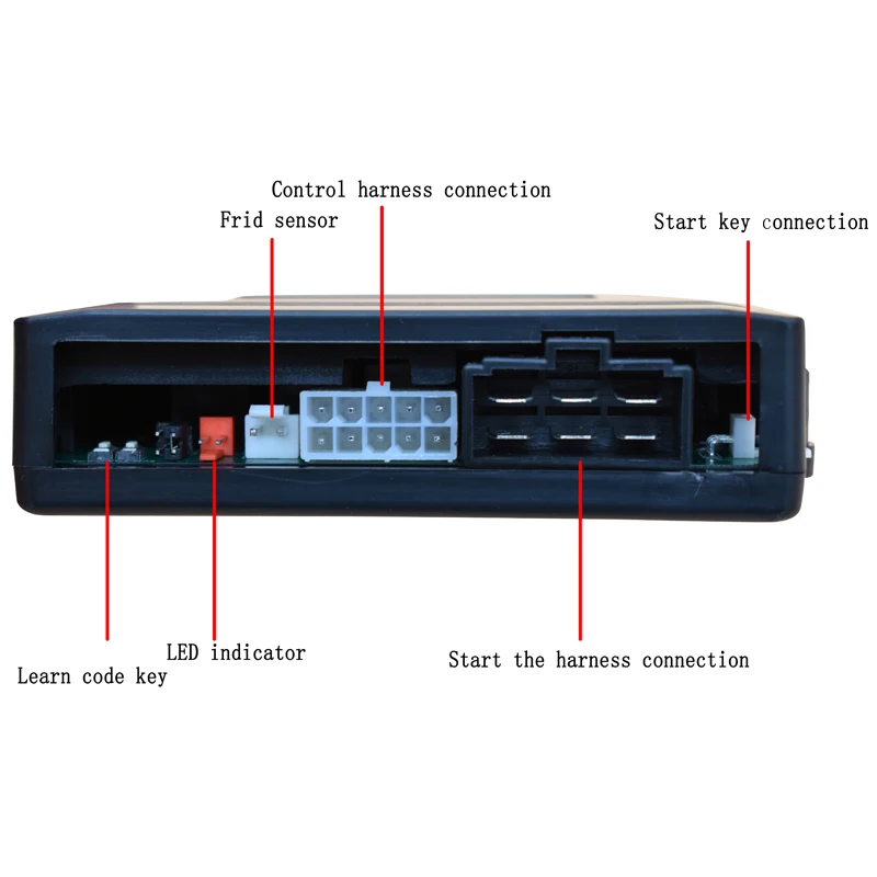 Car keyless access, RFID one click start system, audible and visual reminder, remote control to open the trunk