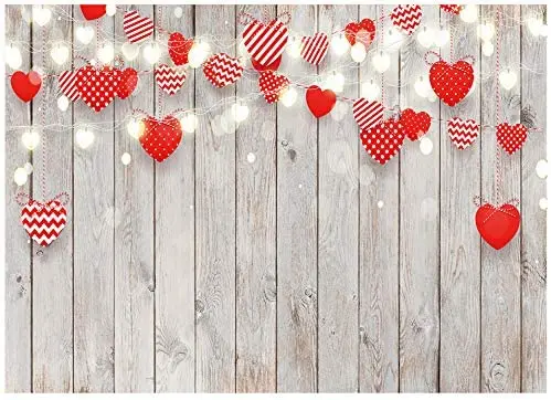 عيد الحب خلفية تذكارية الحلو الحب التصوير القماش خشبية جدار الحب ديكور صور خوخه صور بوث الدعائم الفينيل