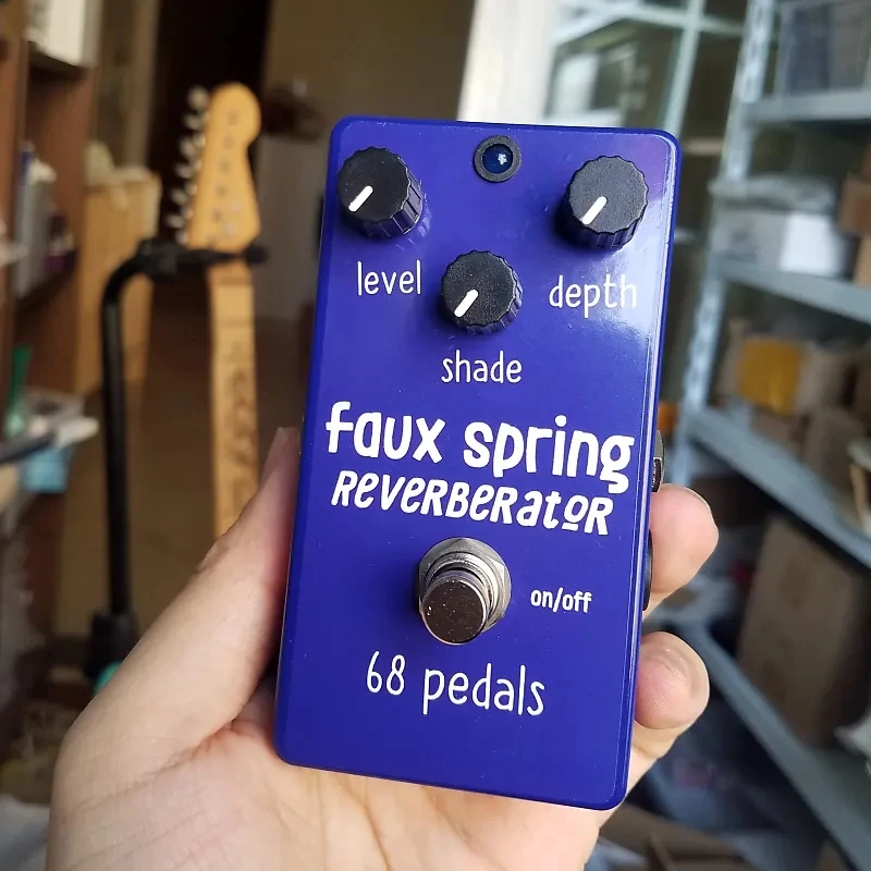 68pedals faux spring reverb reverb pedal, Wampler faux spring reverb reverb version, guitar effects