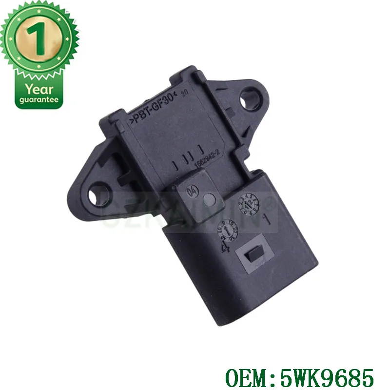 Entrada de aire Sensor de presión MAP OEM 5WK9685 4984570, 4062313 de 4062314 Para Cummins 5.9L 24V Dodge 2500 3500 Ram camión 2003-2007