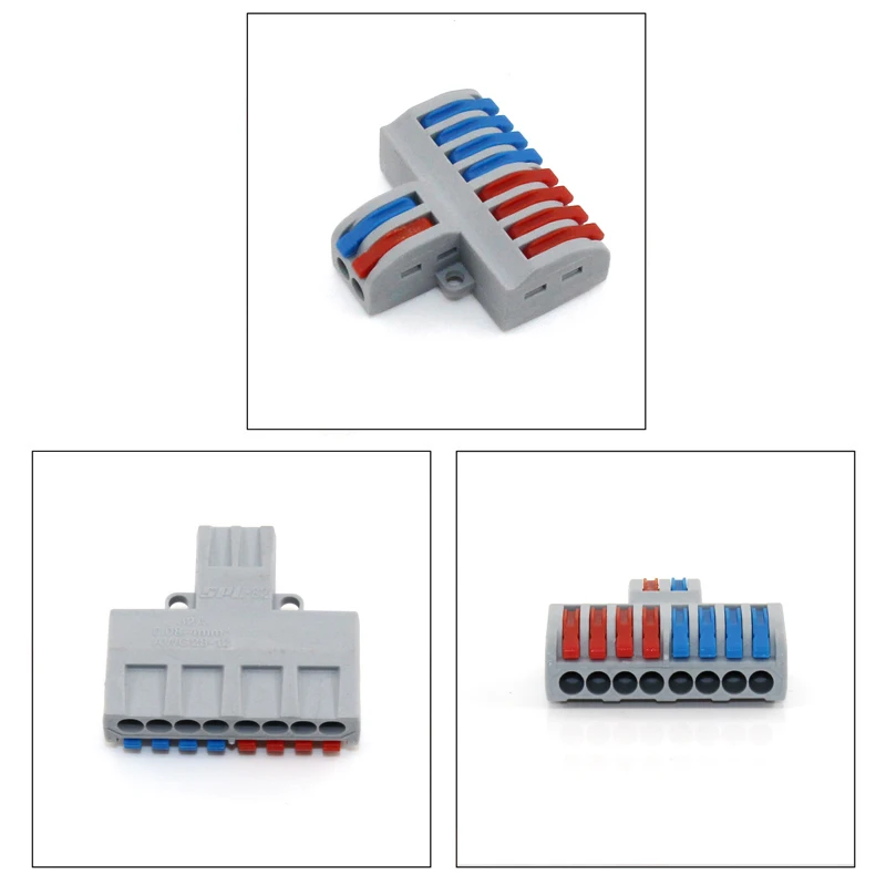 Wire Connector SPL-42 62 82 Universal Compact Splitter Lamp Wiring Cable Connector Push-in Conductor Terminal Block