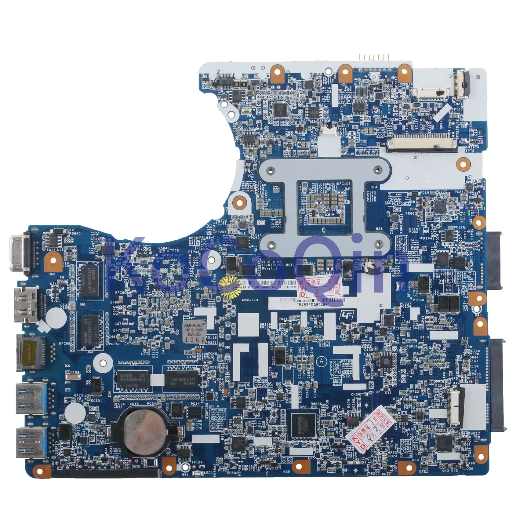 KoCoQin Laptop motherboard For SONY SVE14A MBX-273 HM76 A1871414A Mainboard A1871414A 216-0833000 1G