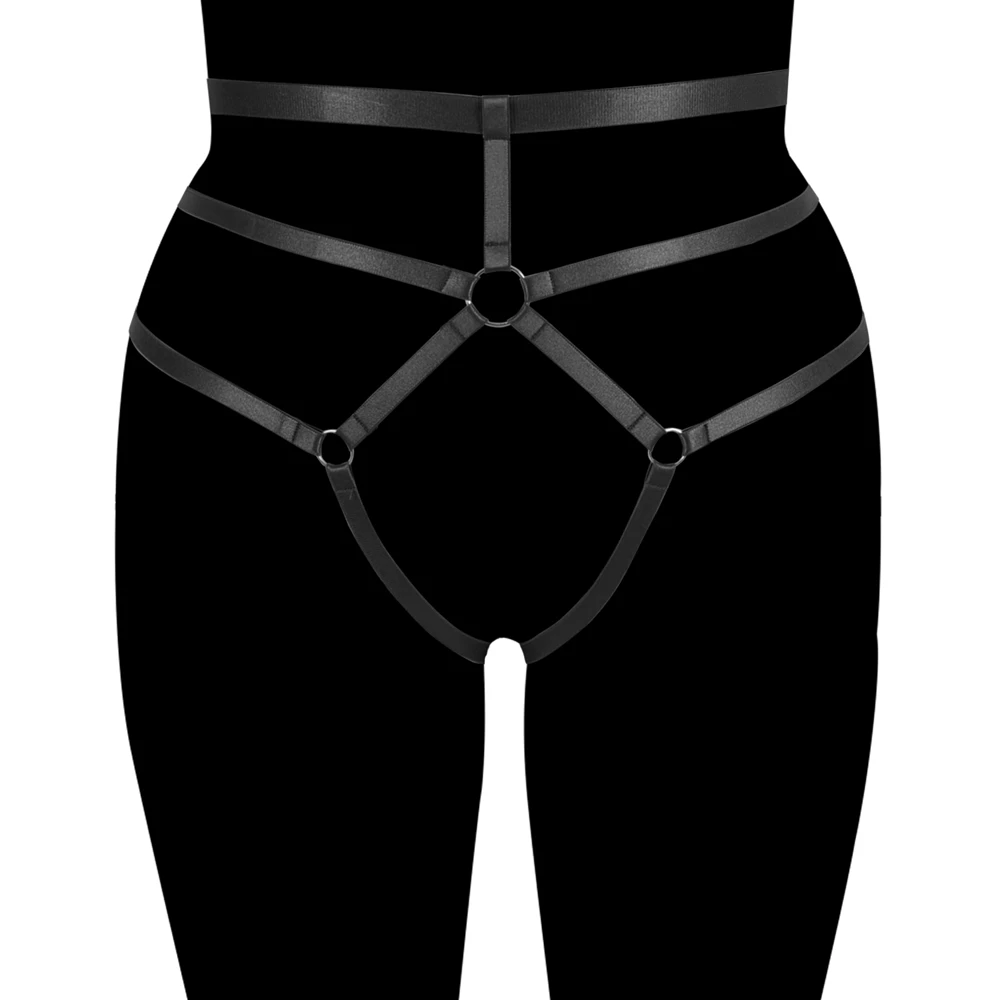 Bdsm Harness Für Plump Frauen Sexy Dessous Große Tanga Slip Erotische Fetisch Punk Goth Strap Körper Strumpfband Rave Tragen Strumpf gürtel