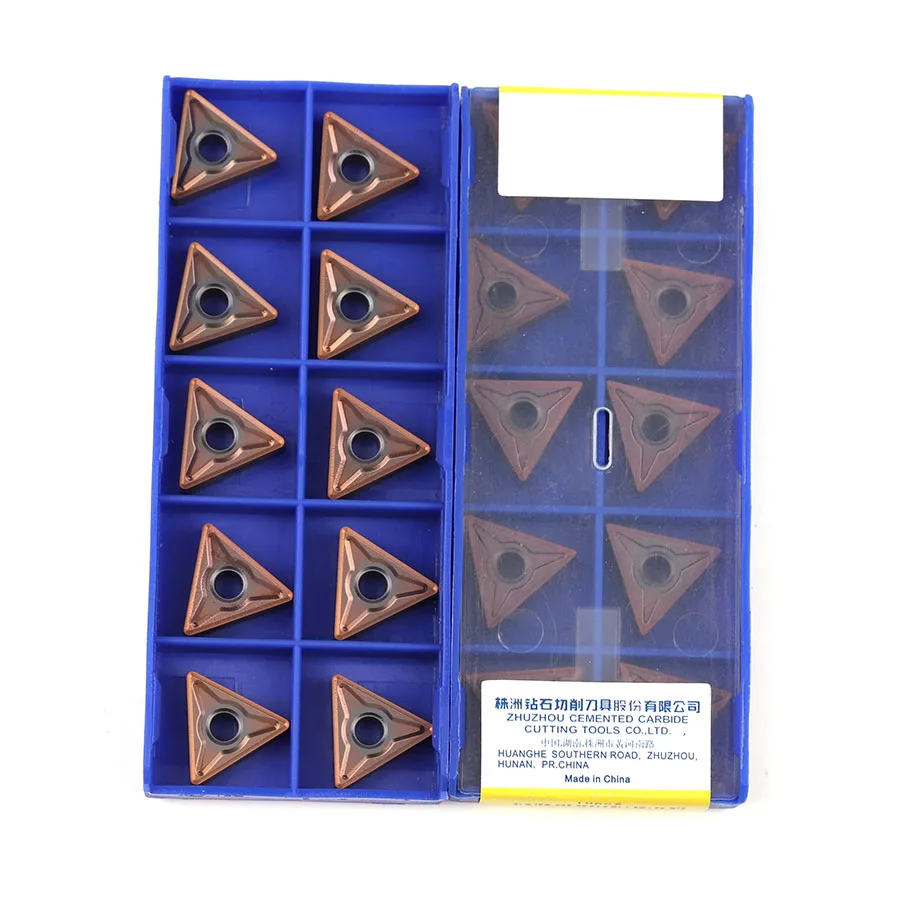 10pcs TNMG160404-EM YBG205 TNMG160408-EM YBG205 CNC lathe turning blade High-quality coated external turning tools carbide blade