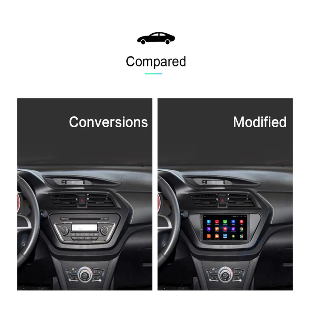 2din سيارة مشغل فيديو الوسائط المتعددة ليفان X50 أندرويد 13 2014-2019 راديو السيارة لتحديد المواقع والملاحة بلوتوث 2 الدين أندرويد السيارات 128G #2