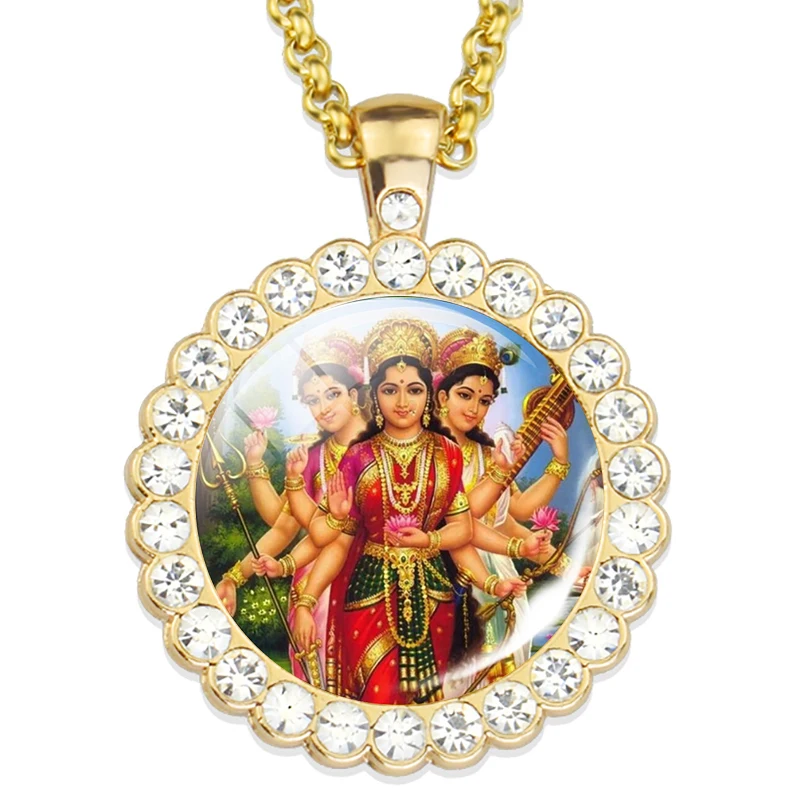 Lord Shiva Necklaces Shiva Nataraja Buddhist Jewelry Hinduism Lakshmi Pendant Amulet Necklace