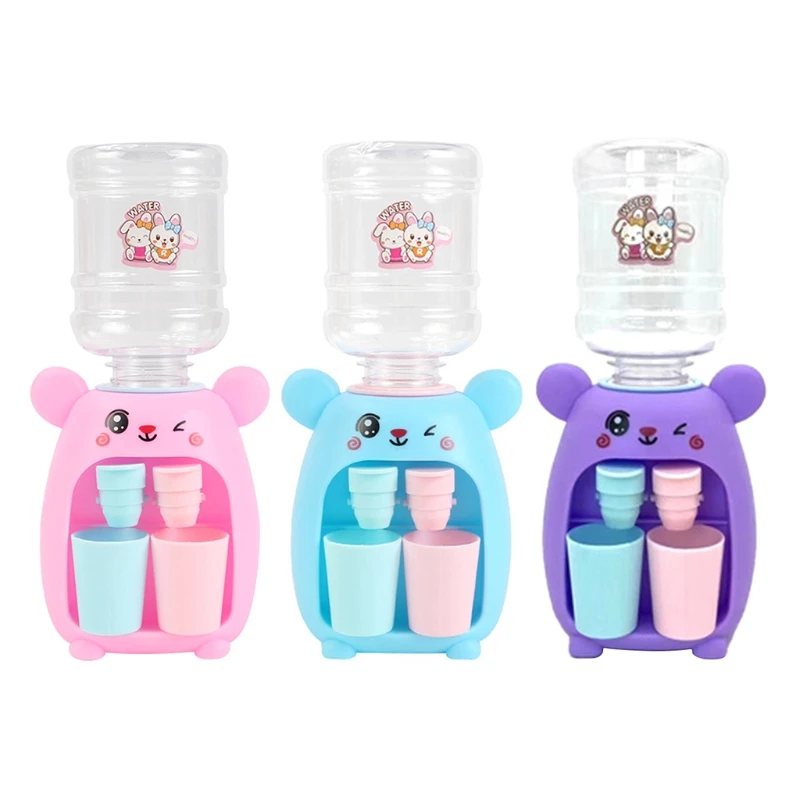 9x18.5cm/3.54x7.28in Girls Water Dispenser Children Lifelike Kitchen Appliance Educational Set Toys for 3-8 Year Old