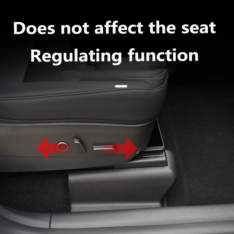 For Tesla Model Y Seat Under Support Protection Corner Door Sills Anti-Scratch Wear-resistant Protection Original Car Suede