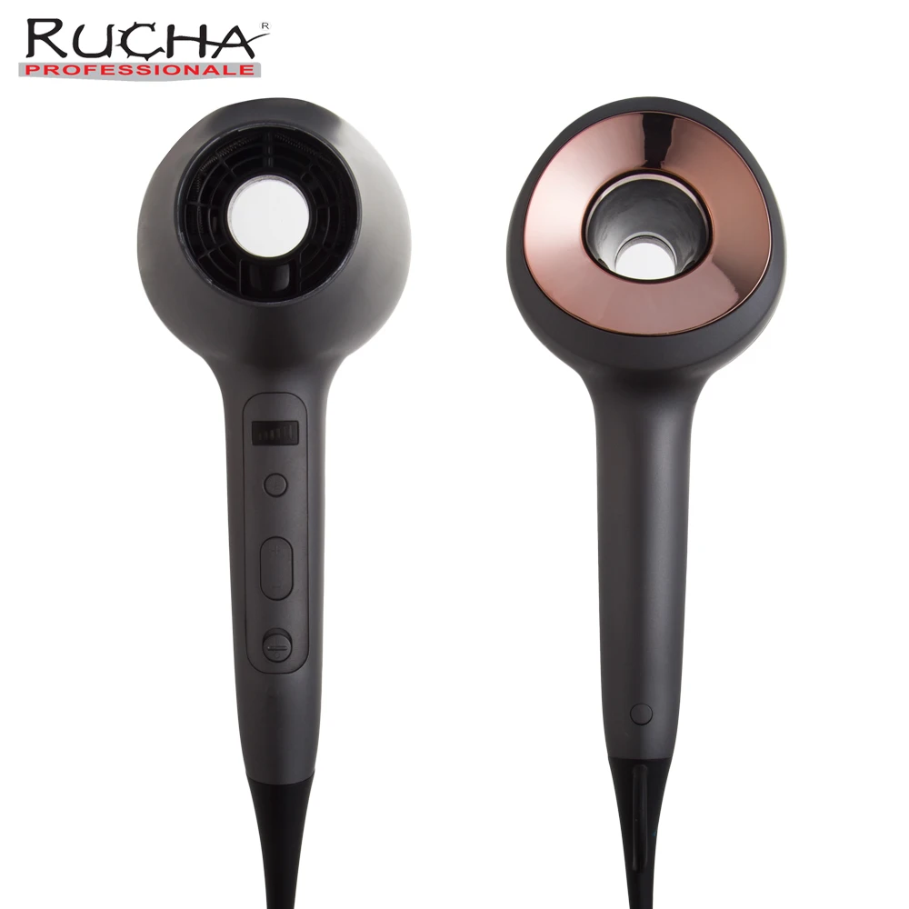 

RUCHA-Professional Salon Hair Dryer with Touch Sensor,Ionic Hair Blow Dryer,6 Speed and Heat Settings,DC Motor,1600W