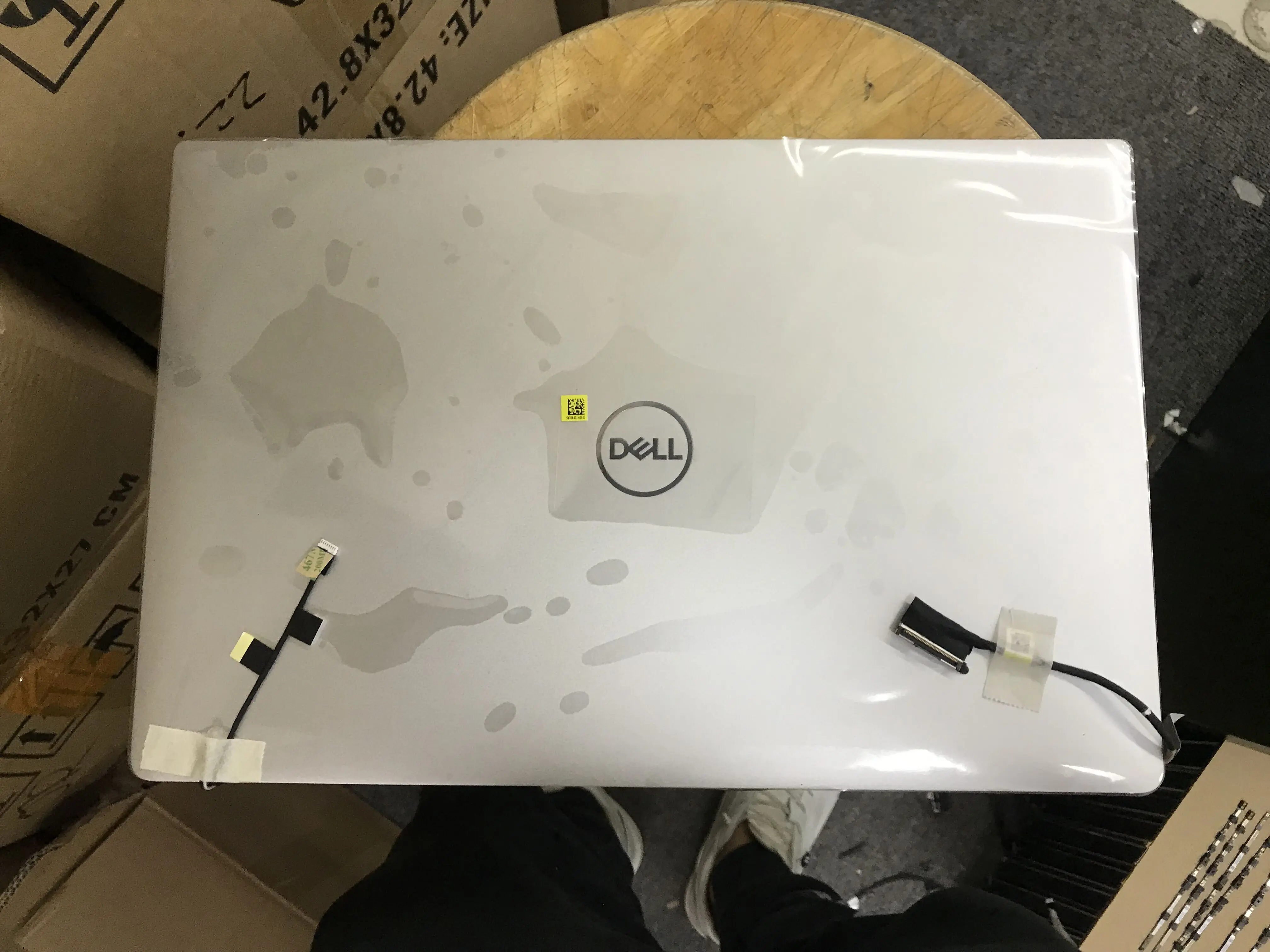 para Dell Xps 15 9570 9570 3840*2160 4k Tela de Toque Uhd ou 1920*1080 Fhd Não-toque Led Digitize Display Lcd Case de Montagem da Tela