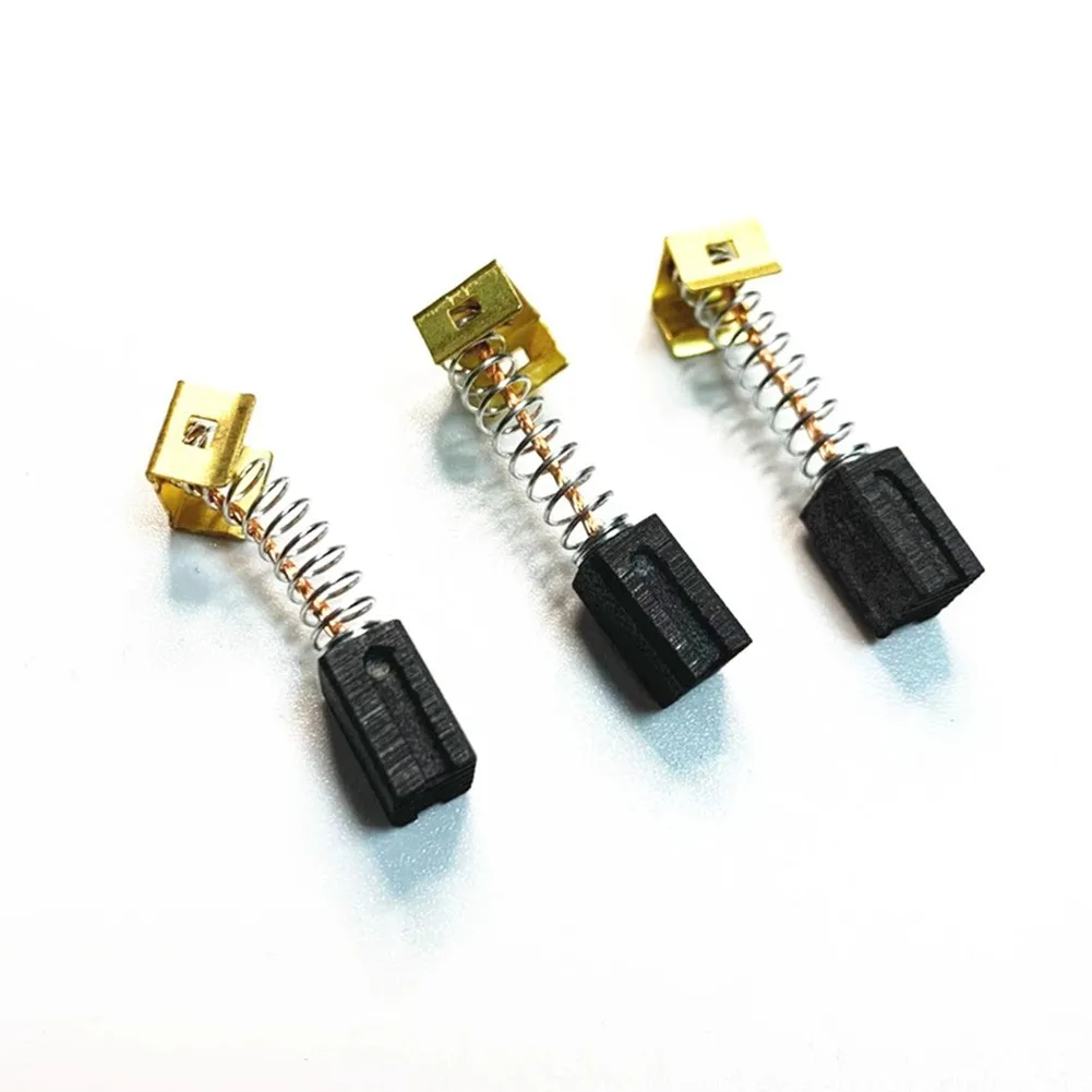 6.4x7.9x12.5mmのブラックデッカー用カーボンブラシ,cd105 cd110 cd115 kg900 kg725 ast6アングルグラインダーアクセサリー,10個