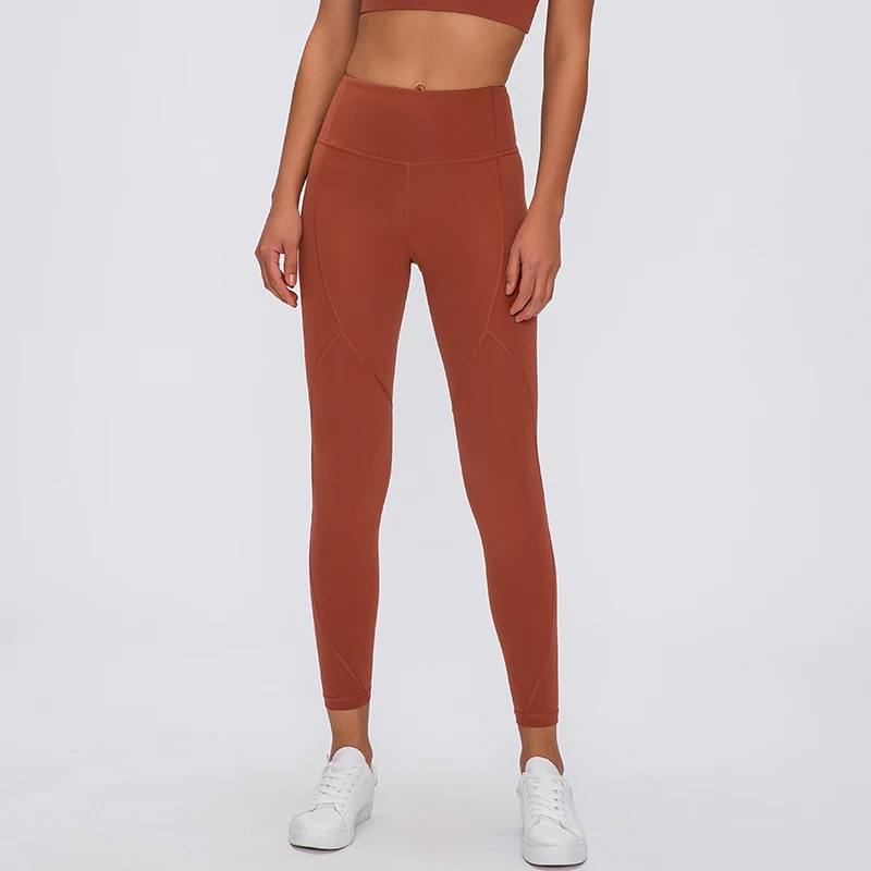 NWT-Pantalones a prueba de sentadillas para mujer, mallas de entrenamiento deportivo de tela desnuda para correr, gimnasio y Fitness, 2020