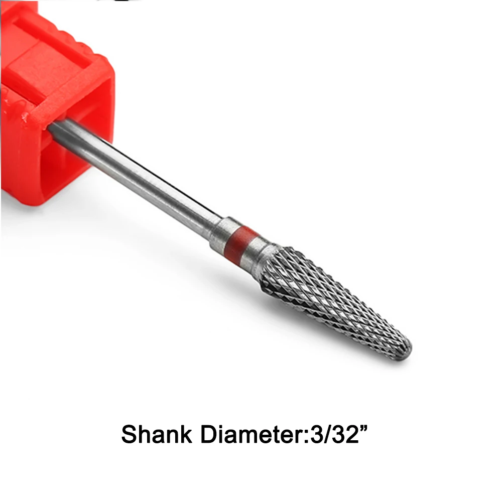 Forets à ongles pour perceuse électrique, accessoire de machine de manucure, carbure de tungstène arc-en-ciel, fraise en céramique, limes à ongles, 29 types