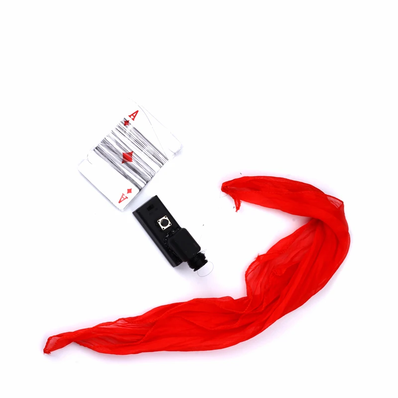 Flying Silk - Stage Magic Tricks Magic Electronical Device For Silk Magician Props Close Up Magic Illusion Accessory Gimmick