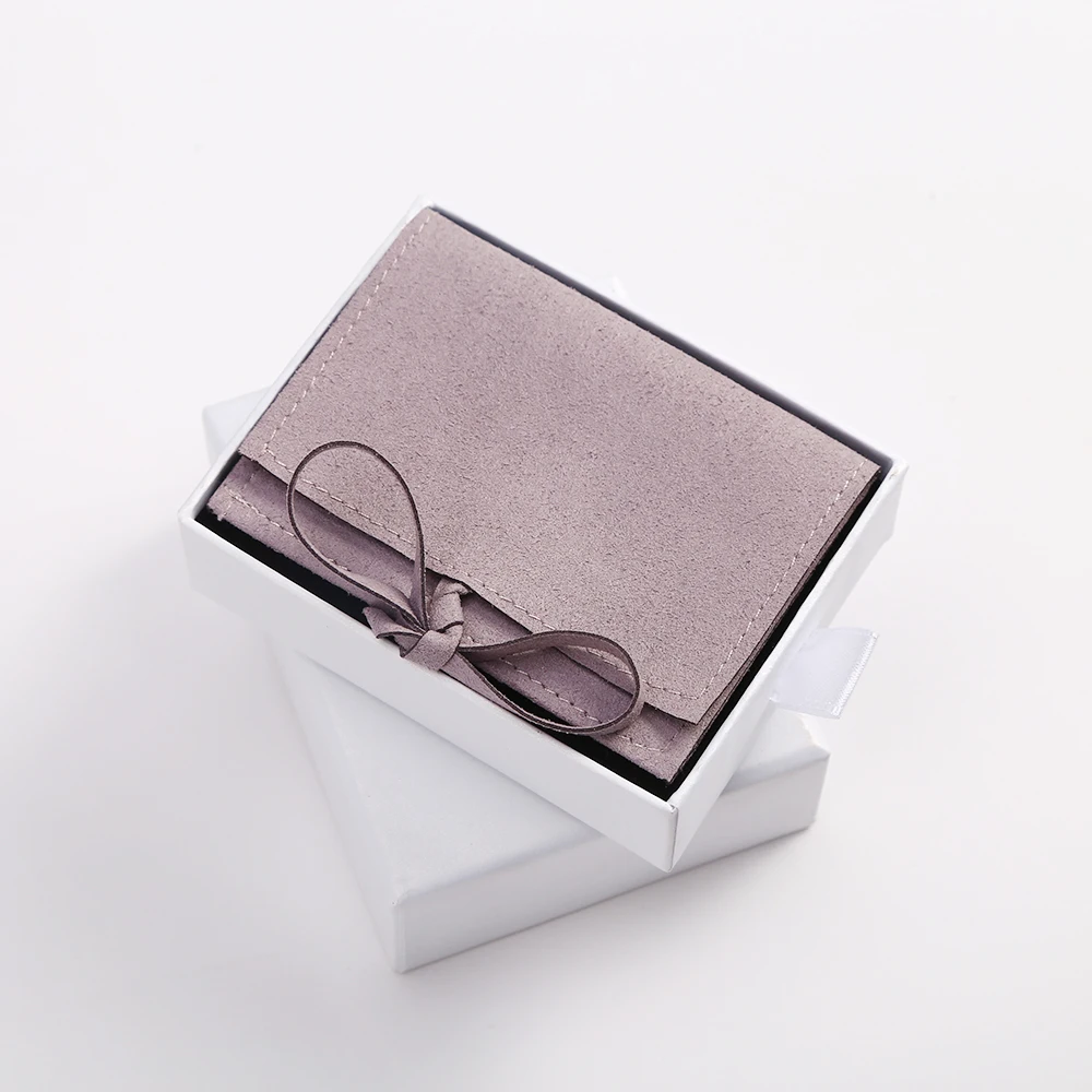 5 Stück Schmuck-Organizer, Geschenkbeutel, 8 x 8 cm, Mikrofaser-Samt, Geschenktüten, Hochzeitsgeschenke für Gäste, Süßigkeitenbeutel, Halskette, Kosmetiktasche – Detail 11
