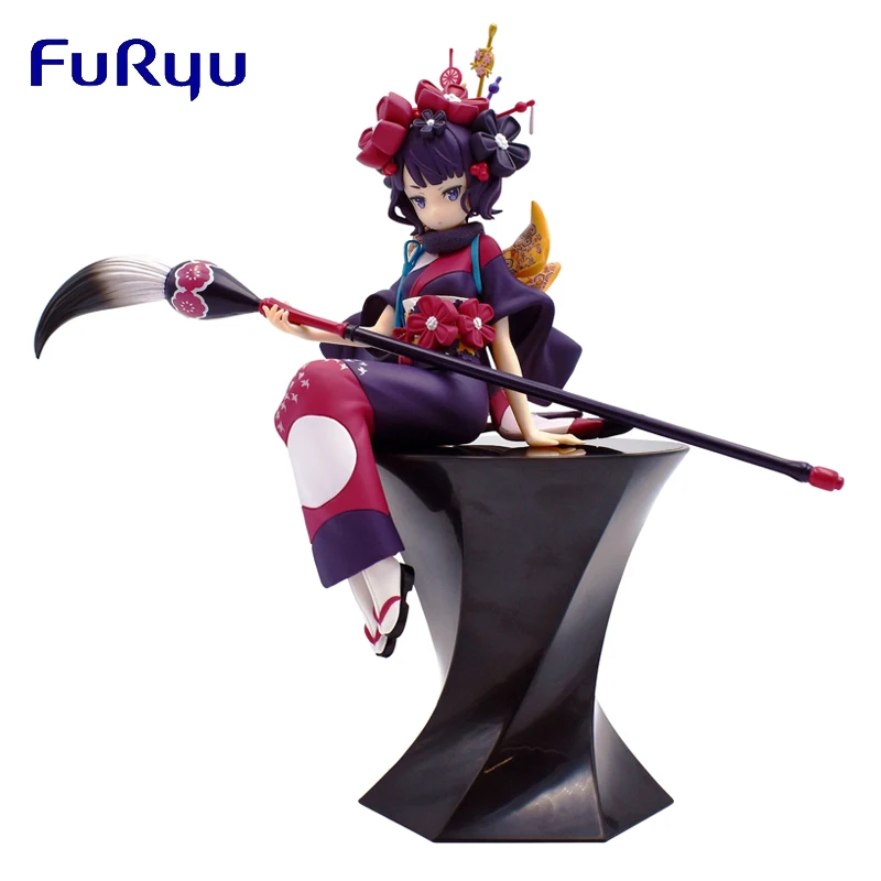 

In Stock Anime 100% Original FuRyu Fate Fgo Katsushika Hokusai Figure 14cm PVC Figurine Model Toys for Boys Gift