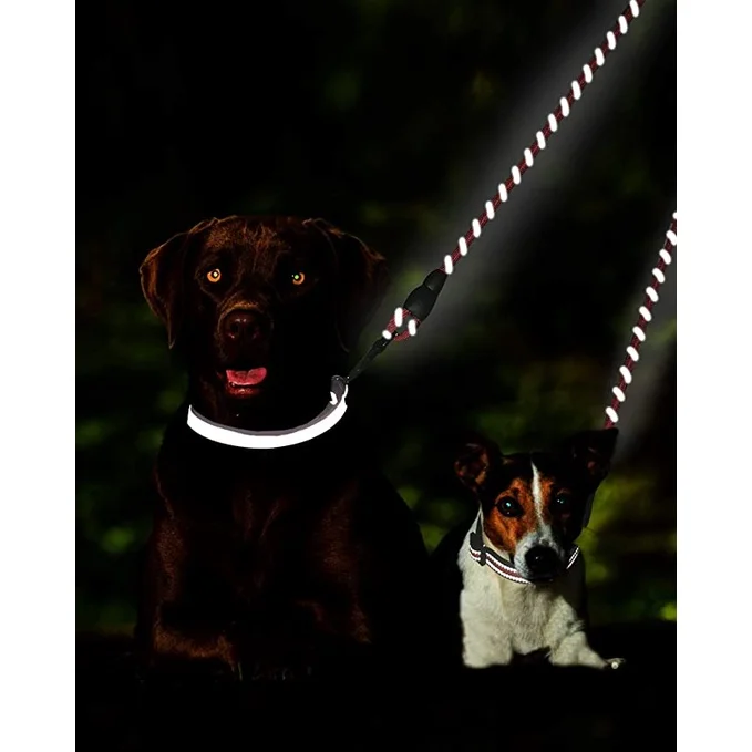 Reflective Dog Leash One Lead for 2/3/4/5/6 Dogs Leash for Walking Training Pet Safety Traction Rope Leashes Dog Leash 3 In One