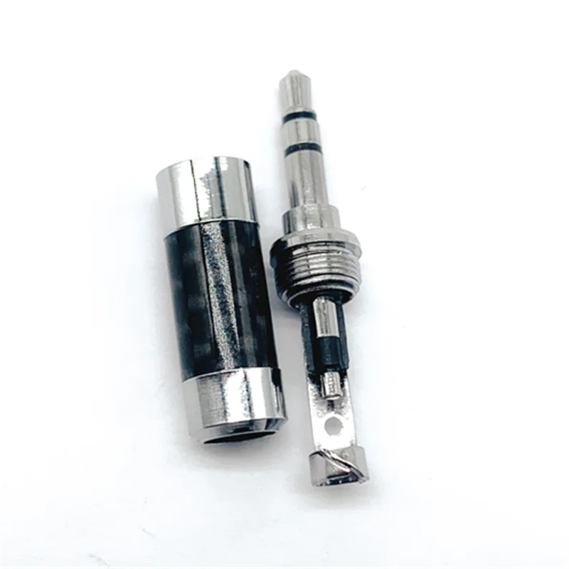 Модернизированная стереогарнитура 3,5 мм с высокоуглеродистым родиевым покрытием 3 DIP, сварочная вилка, 6,0 мм, торцевая горловина