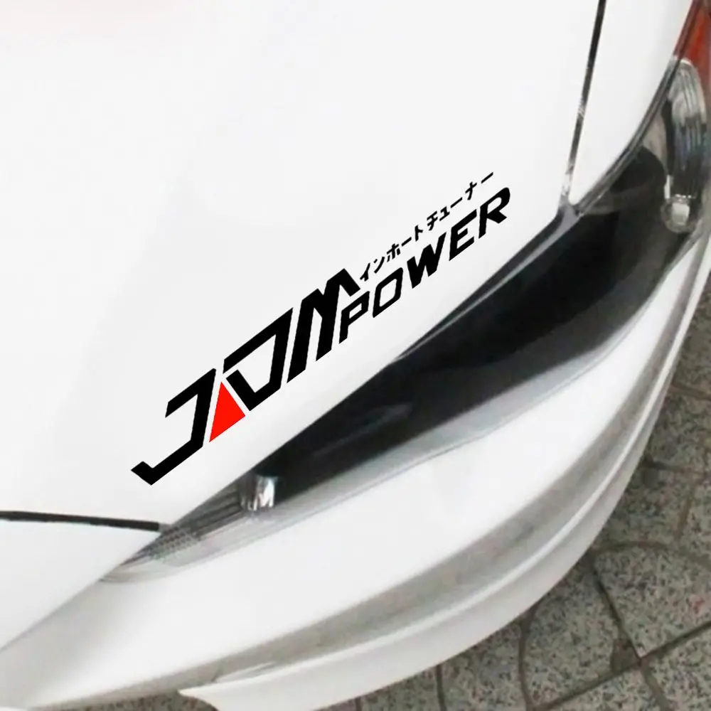 New Black/White Waterproof  Decal  JDM  Car Sticker Automobile Decoration