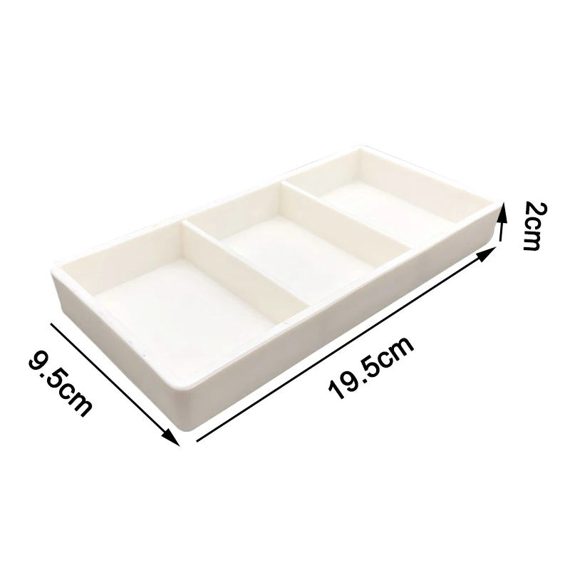 1Pcs Autoclavable Cabinet Trays Plastic Drawer Organizer Size  9.5cm*19.5cm*2cm For Dentist Doctor Surgical Dental Tray