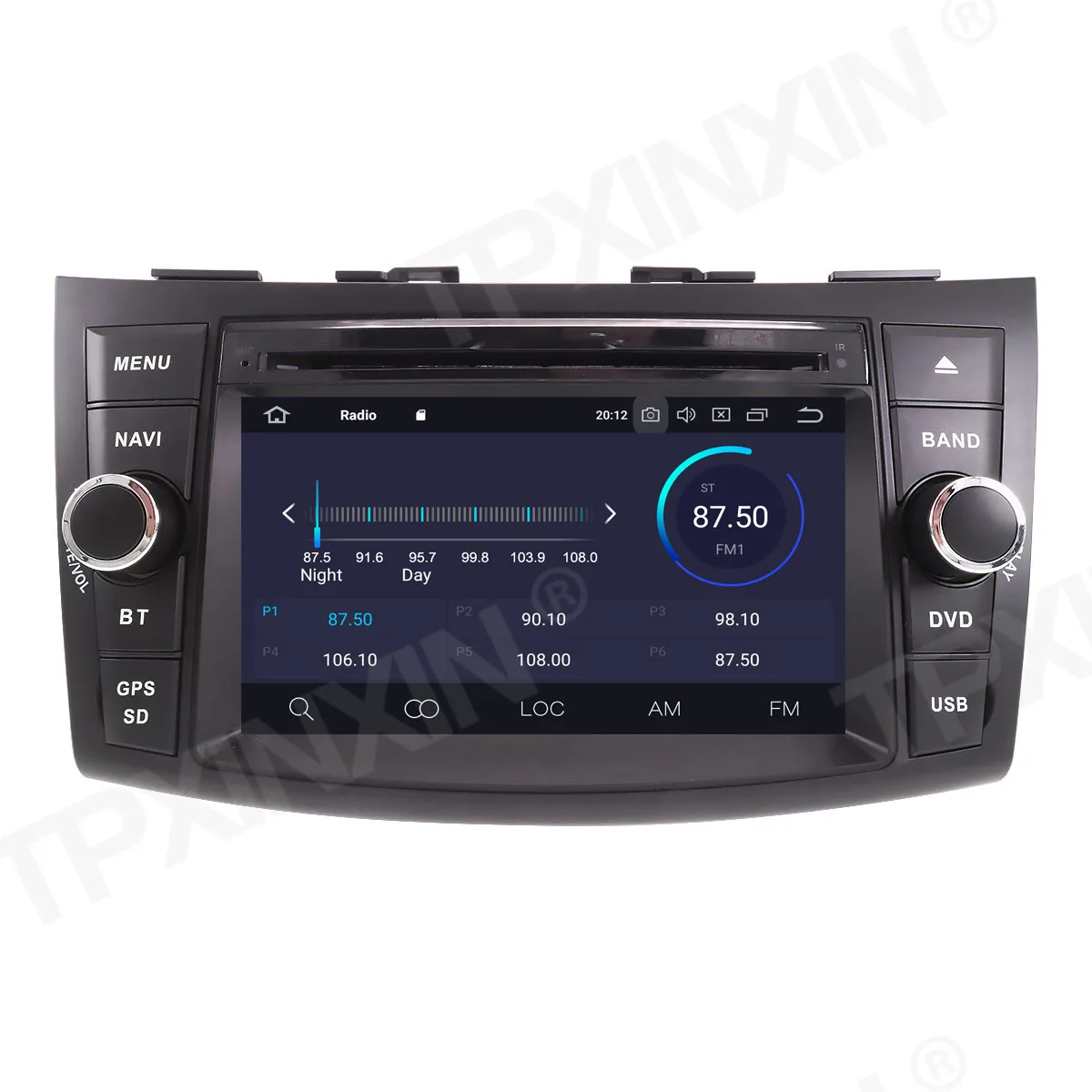 6+128G Android 11 For SUZUKI SWIFT 2011-2016 Car Multimedia Player GPS Navi Audio Stereo Screen DVD Head Unit Tape Recorder