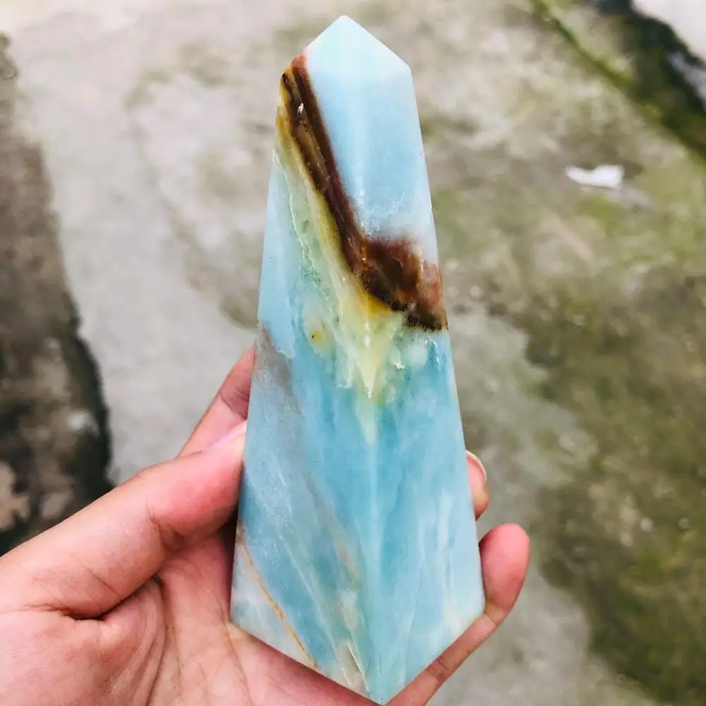 

Natural quartz crystal point rare mineral feng shui chakra caribbean calcite crystal wand and healing crystals stones wholesal