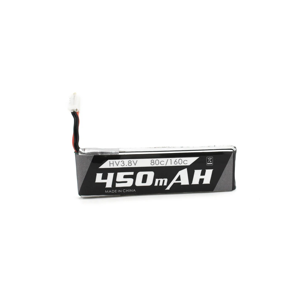 4pcs/lots Emax 1S 450mah 3.8V 80C/160C HV Lipo Battery PH2.0 Plug for Tinyhawk II Race Indoor FPV Racing Drone