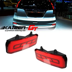 Red LED Car Rear Bumper Reflector Lights, Function as Tail/Brake & Rear Fog Light, Turn Signal Light For 2015-2016 Honda CR-V