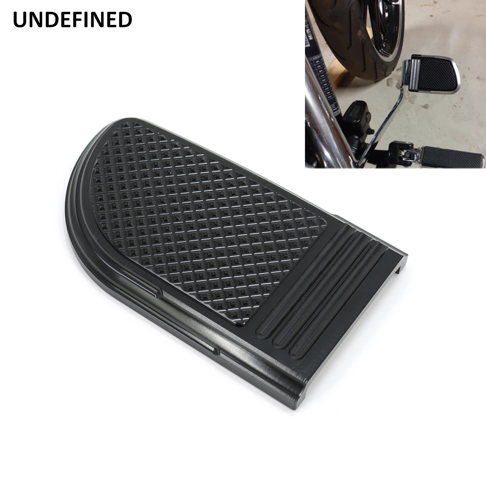 משטח דוושה גדול שחור משטח pedal עבור הרלי סיור כביש גאות רחוב גלידת כביש מלך flh softip מורשת ילד fl dyna fold