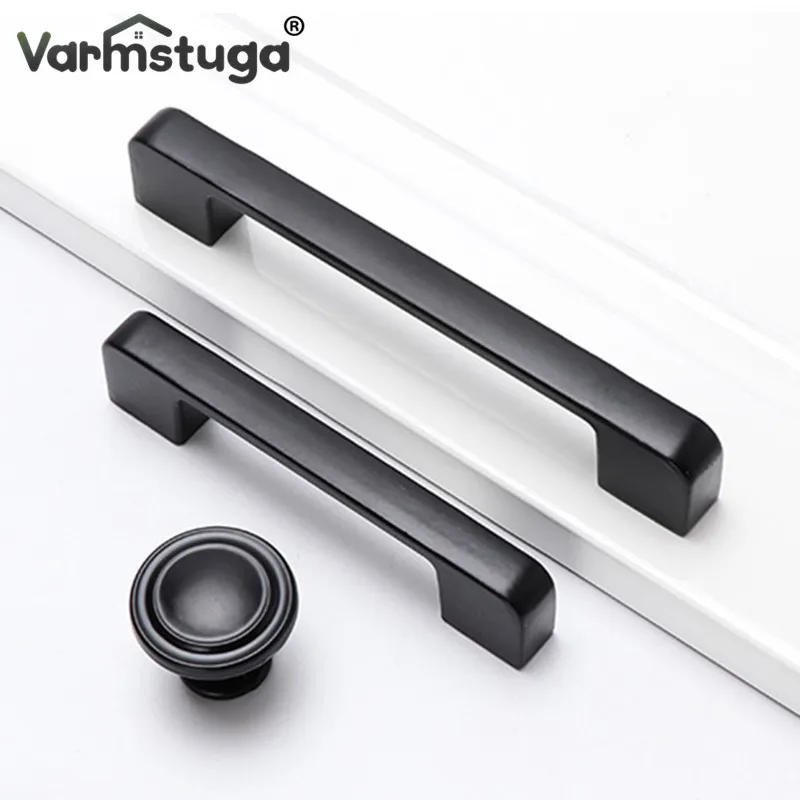 Black Handles for Furniture Cabinet Knobs and Handles Kitchen Handles Drawer Knobs Cabinet Pulls Cupboard Handles Knobs