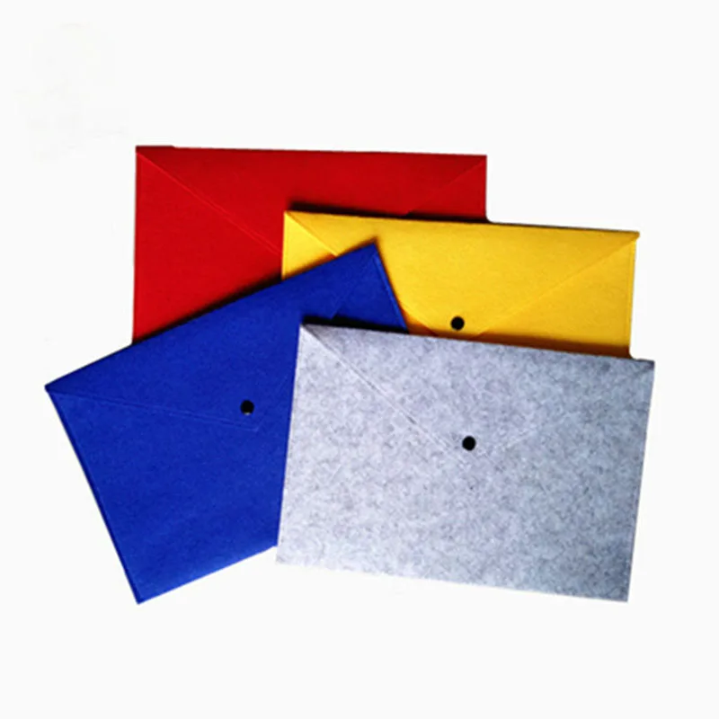 50 Pack Felt file Bags Folders for Documents Wholesale Size A4