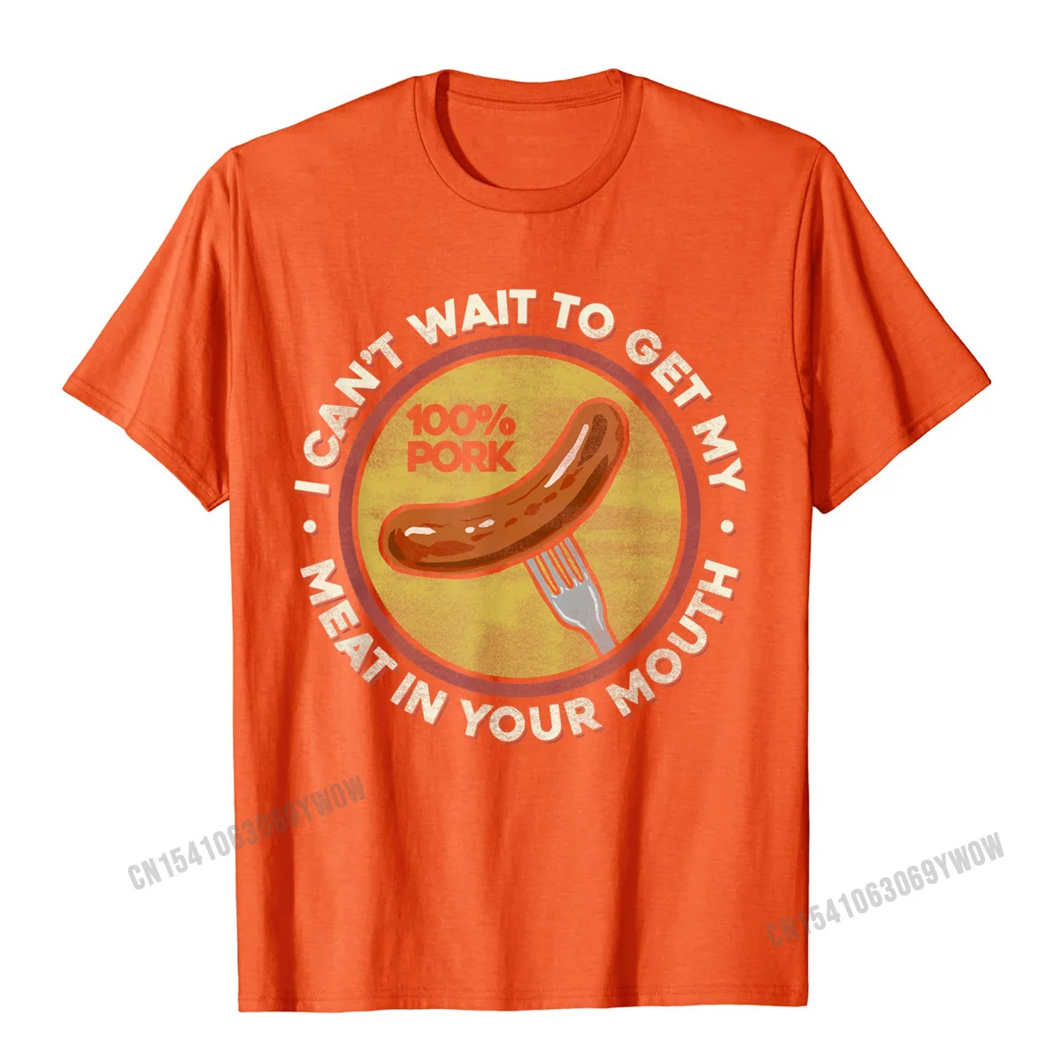 BBQ Meat In Your Mouth T Shirt - Funny Inappropriate Sausage Camisas Men New Casual Tops Shirt Cotton T Shirt For Casual