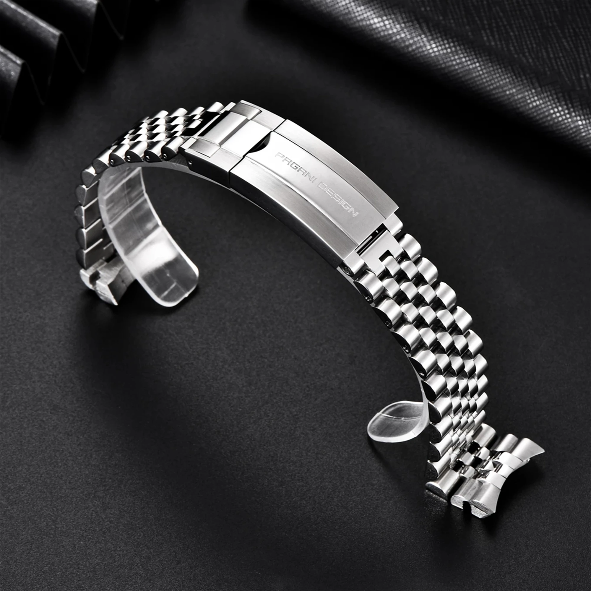 

PAGANI DESIGN Original For PD1661,PD1662.PD1651 Watch 316L Stainless Steel Band Strap Jubilee bracelet width 20MM, length 220MM