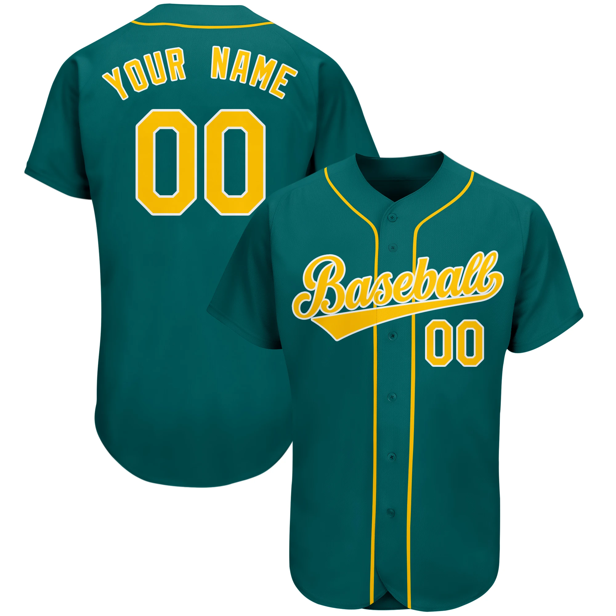 Custom Baseball Jerseys Printed Shirts for Men/Women/Kids Add Any Team Name Number Multi Color Athlete's Clothing