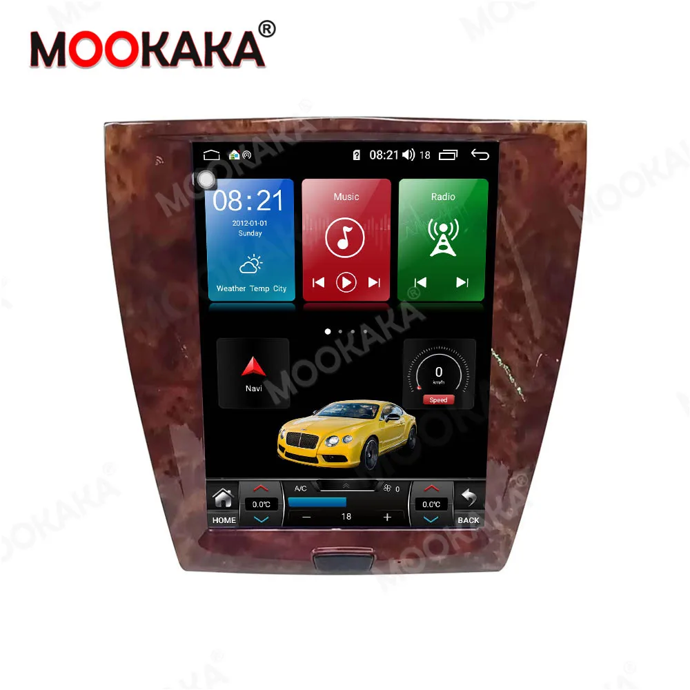 Tesla Style Android 12 64GB Car Radio GPS Navigation For Jaguar XK XKR S XKR-S Auto Stereo Multimedia Player Head Unit DSP