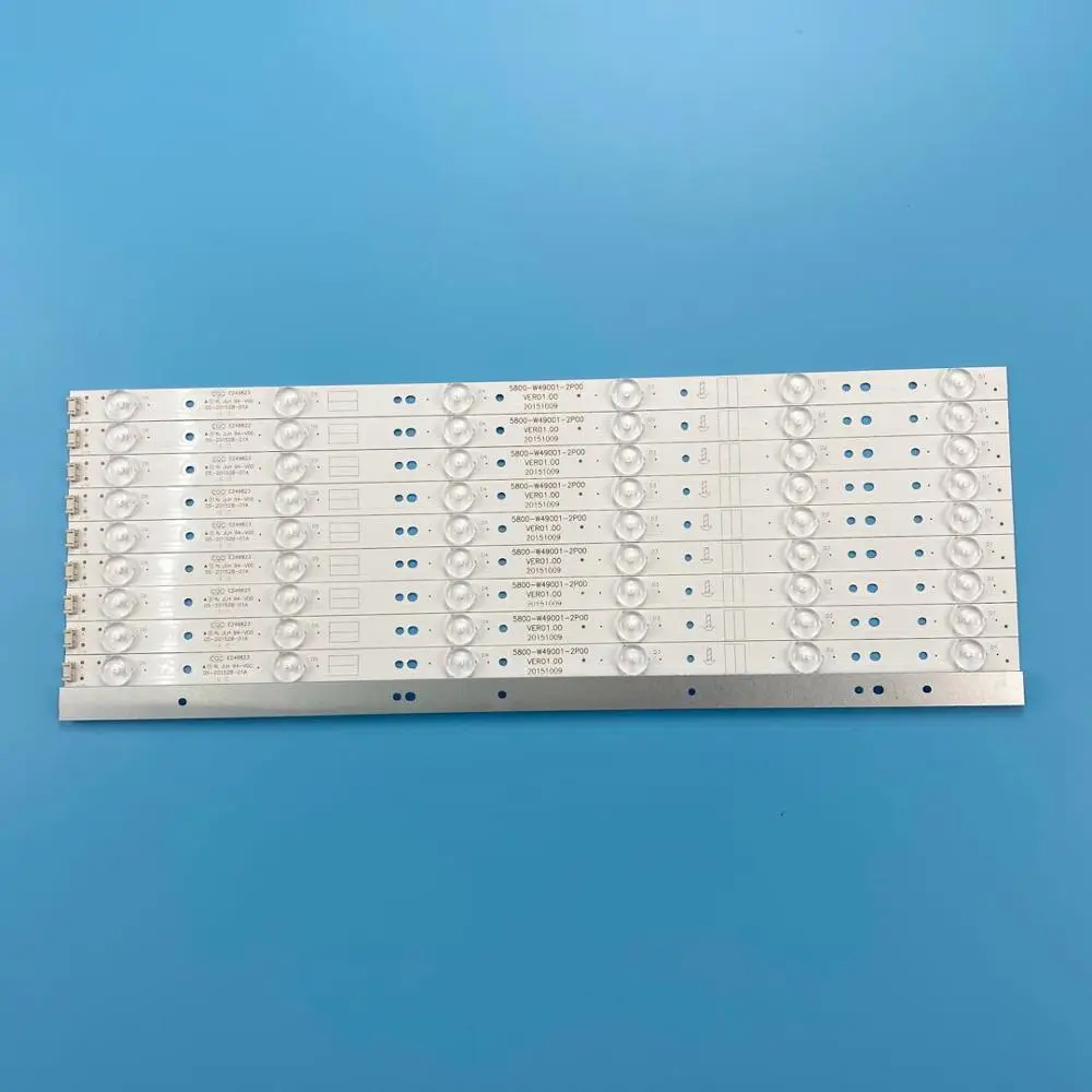 แถบไฟแบ็คไลท์ LED สำหรับ5800-W49001-DP00 5850-W50007-0P00 5800-W49001-1P00 5800-W49001-2P00 49E3000 49E6080 49M6 49E360E/5ERS