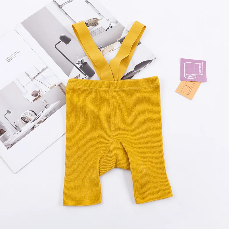 Baby Sling Shorts High Waist Suspenders Shorts European And American Style Baby Big Butt Leggings Tight Suspenders