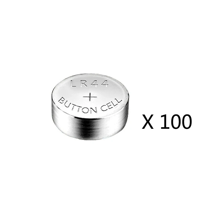 100PCS LR44 A76 AG13 LR1154 357A S76E G13 Coin Button Battery 1.55V Alkaline Coin Battery For Watch Calculator