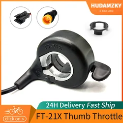 Ebike Finger Thumb Throttle  WUXING FT21X  Throttle 36V 48V 52V 72V Electric Bicycle Scooter Conversion Kit Waterproof SM Plug