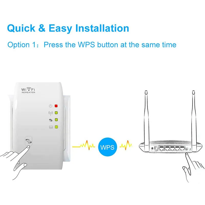 Wireless WiFi Range Extender Wi-fi Repeater 300Mbps 2.4Ghz Signal Boosters Network Amplifier 802.11n/b/g wi fi Expend for Router