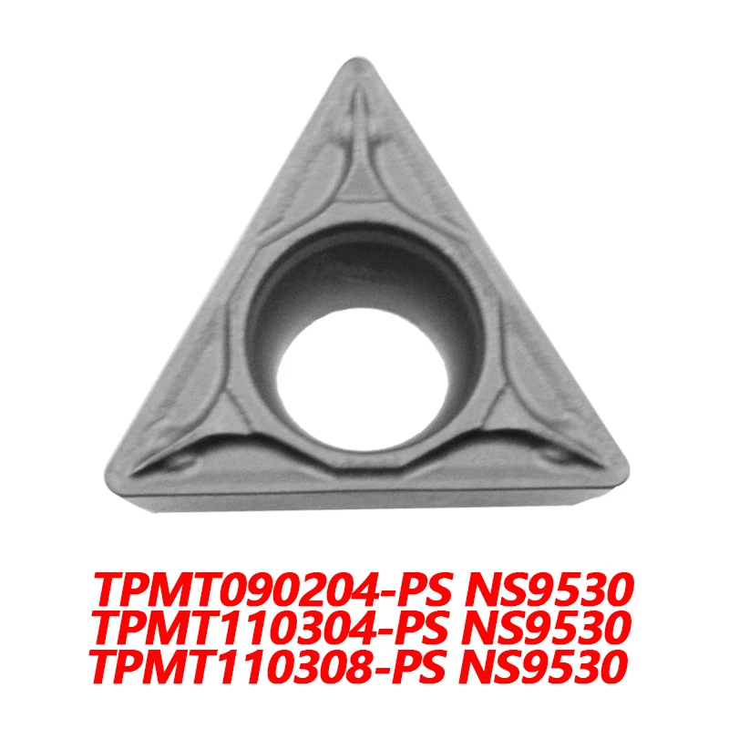 Insertion de carbure pour tour CNC, 100% Original, TPMT, PS, NS9530, TPMT110304, PS TPMT110308-PS, traitement mécanique
