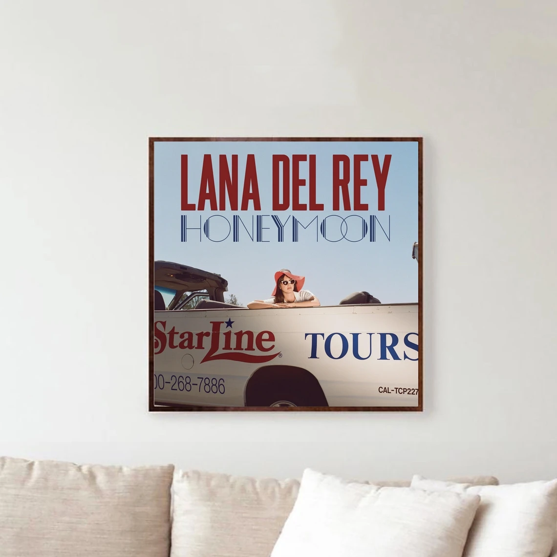 Lana Del Rey Honeymoon Music Album Cover Poster Music Singer Star Canvas Poster Wall Painting Home Decoration ( No Frame )