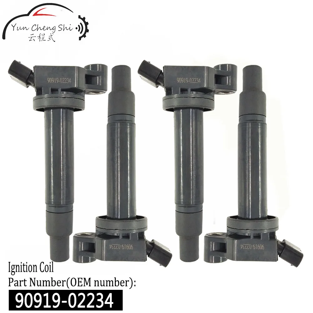 

4PCS Brand New Ignition Coil 90919-02234 For Toyota Camry Lexus ES300/330 RX300/330/350 9091902234/90080-19016/9008019016